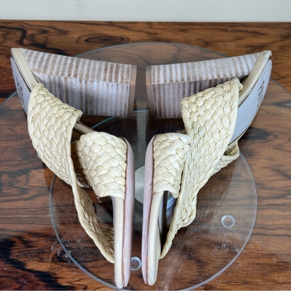 NEW Paige Nova Raffia Mules - Picture 10 of 16